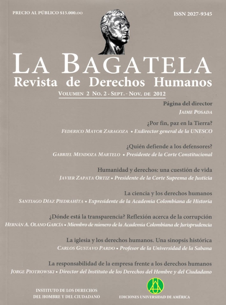 Vol.2 No.2 Septiembre – Noviembre 2012