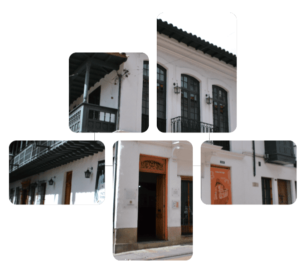 Unidad de Patrimonio 14 Collage fotográfico de la Casa Museo de la Universidad de América para la unidad de patrimonio