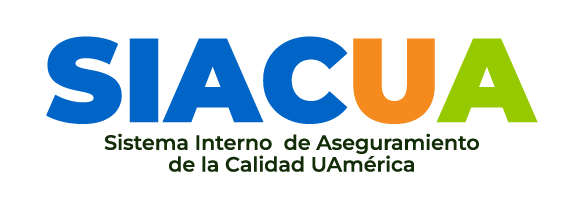 Logo del SIACUA, Sistema Interno de Aseguramiento de la Calidad de la Universidad de América.